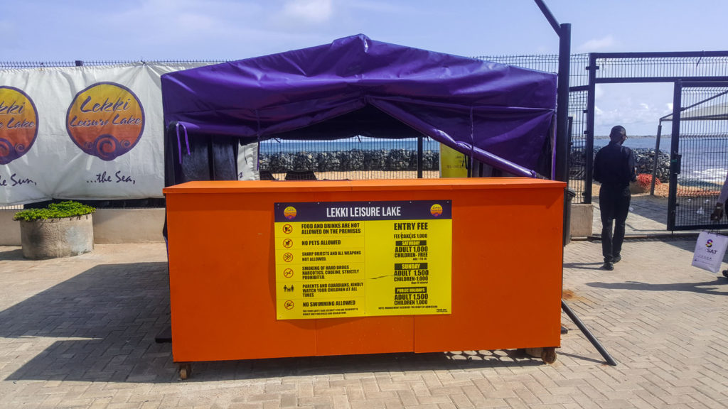 Lekki Leisure Lake gate fee