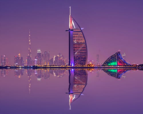 The Burj Al Arab - tourist attraction in Dubai