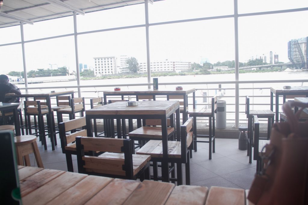 waterfront restaurant in lagos