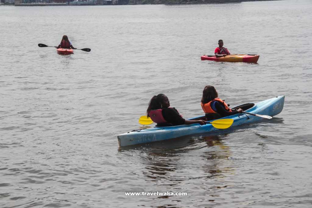 kayaking