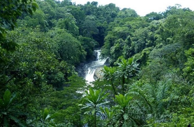 kwa waterfall in Nigeria