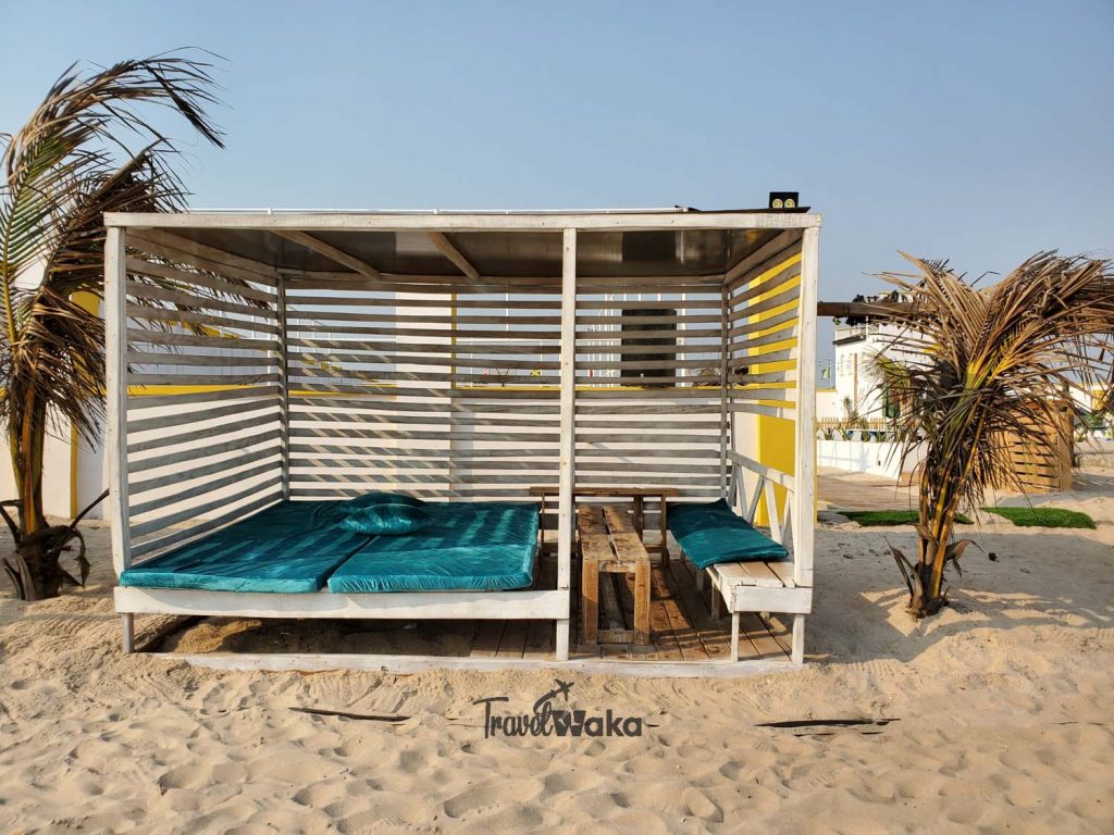 cabana in lagos beach