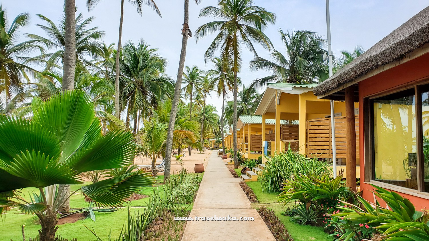 resort beach view in benin