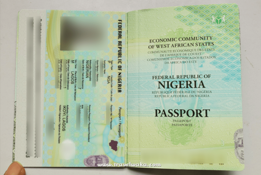 The Nigeria International passport