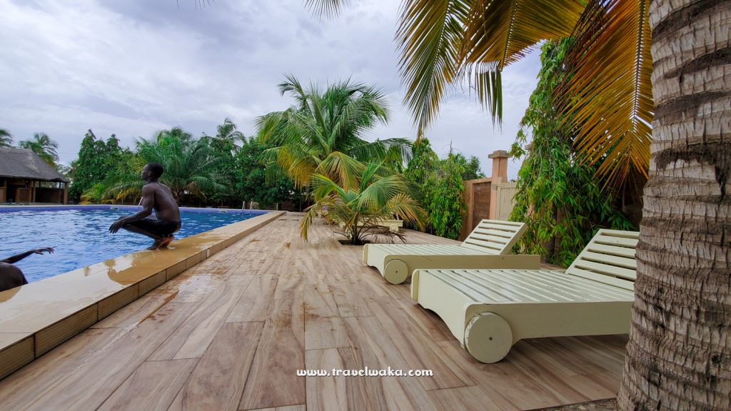hotel pool side Benin Republic 