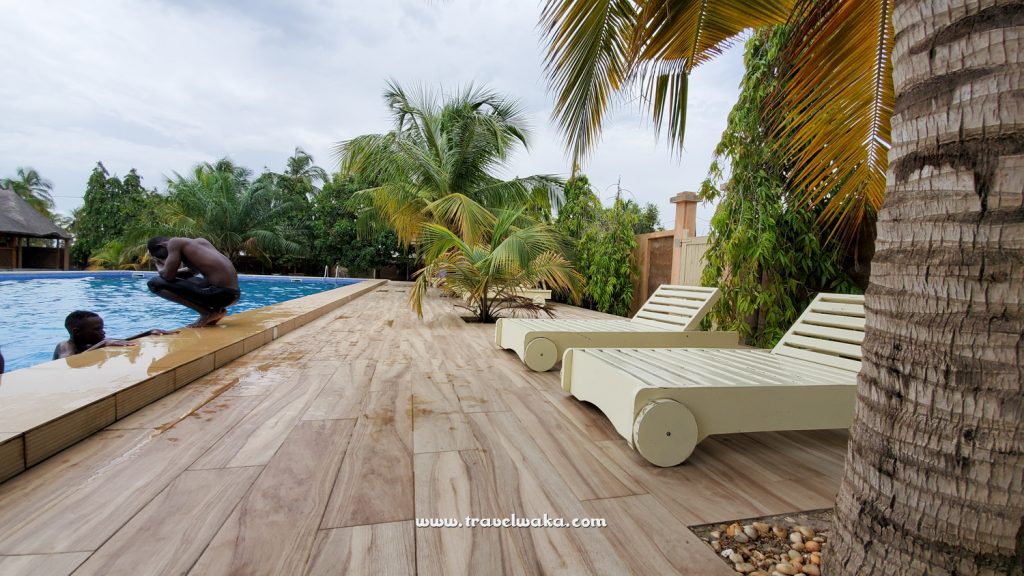 djegba hotel pool side 