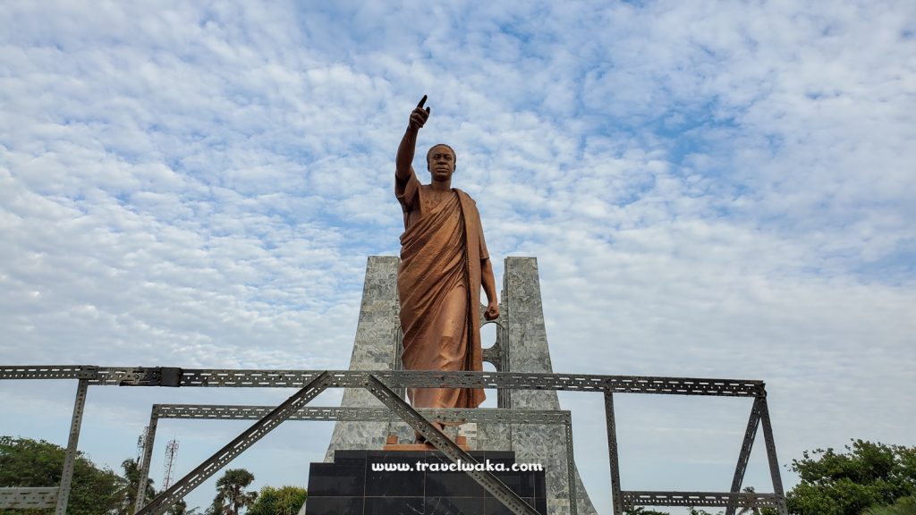 First president of Ghana statue