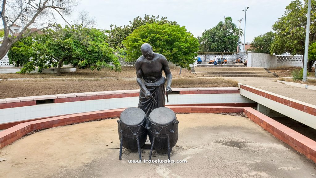 local drummer man in ghana