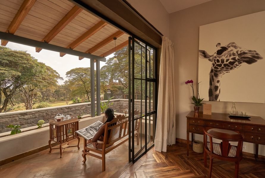 giraffe hotel kenya